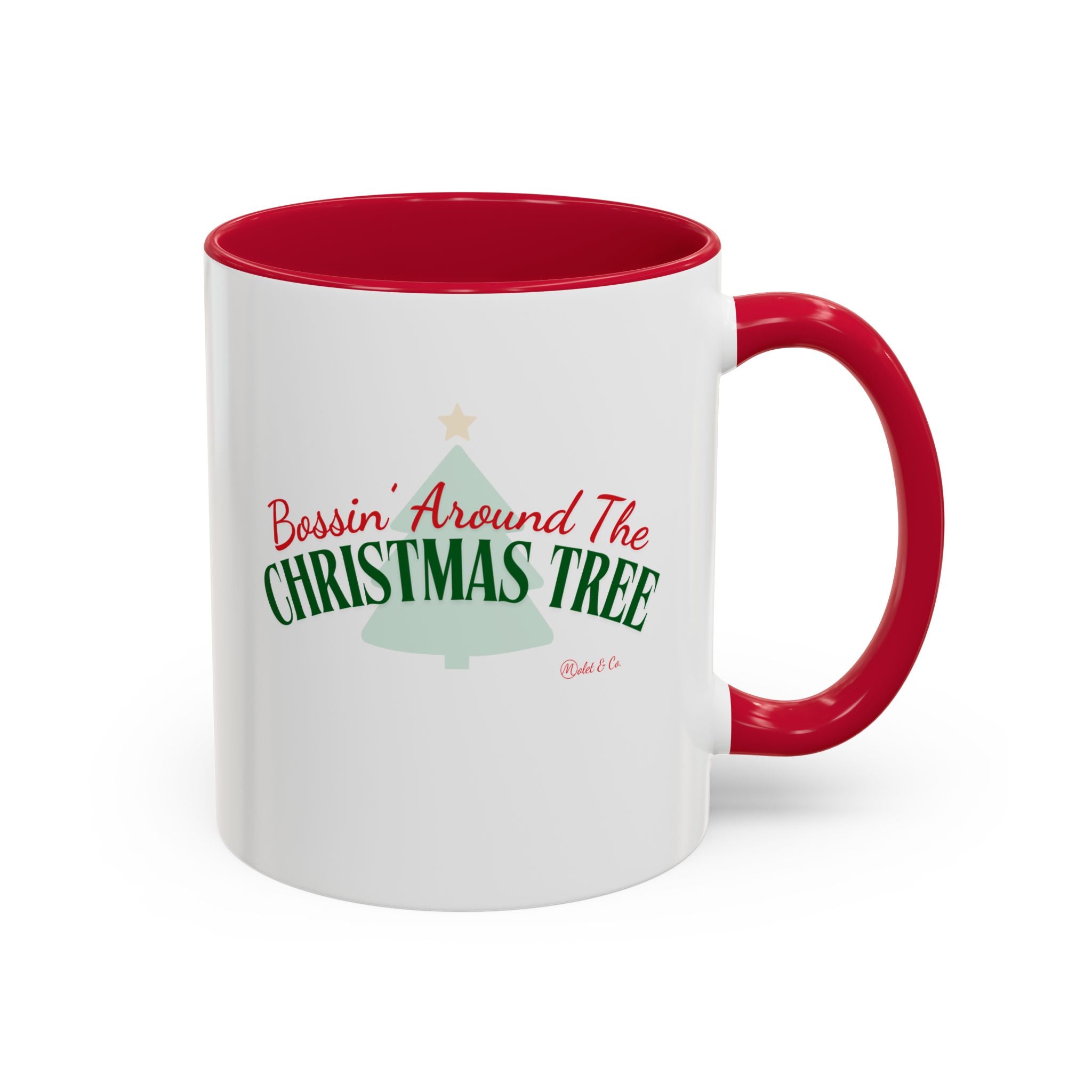 Bossin' Around the Christmas Tree Mug